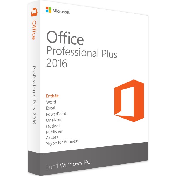 Microsoft Office 2016 Professional Plus | pour Windows
