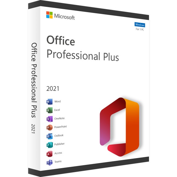 Microsoft Office 2021 Professional Plus | pour Windows 1 - 5 appareils