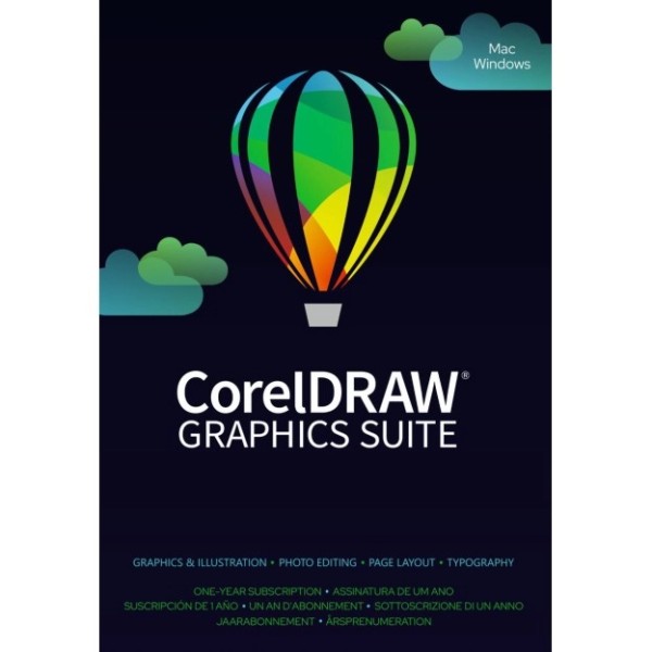 CorelDRAW Graphics Suite 365 Windows / Mac