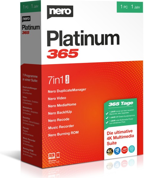 Nero Platinum 365 | pour Windows