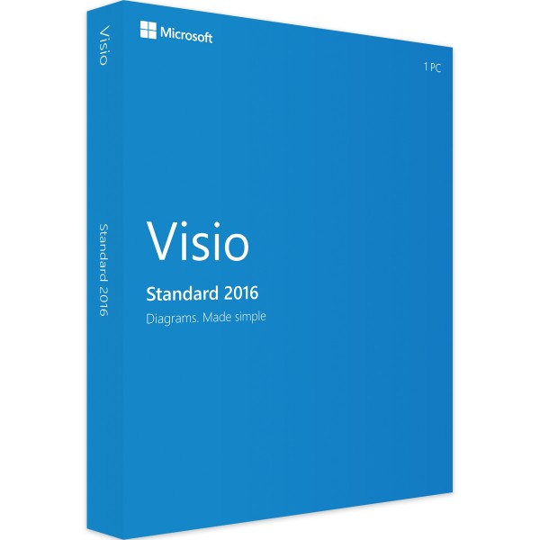 Microsoft Visio 2016 Standard | pour Windows